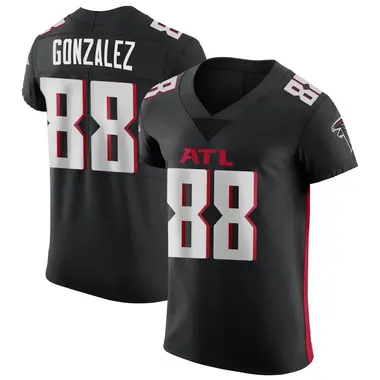 Men's Tony Gonzalez Atlanta Falcons Alternate Jersey - Elite Black